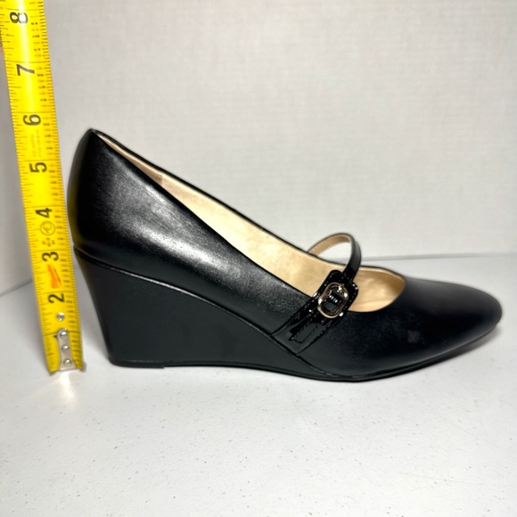 LifeStride Soft System Black Wedge Mary Jane Pumps Womens Size 11M Comfort Shoes - Picture 11 of 11